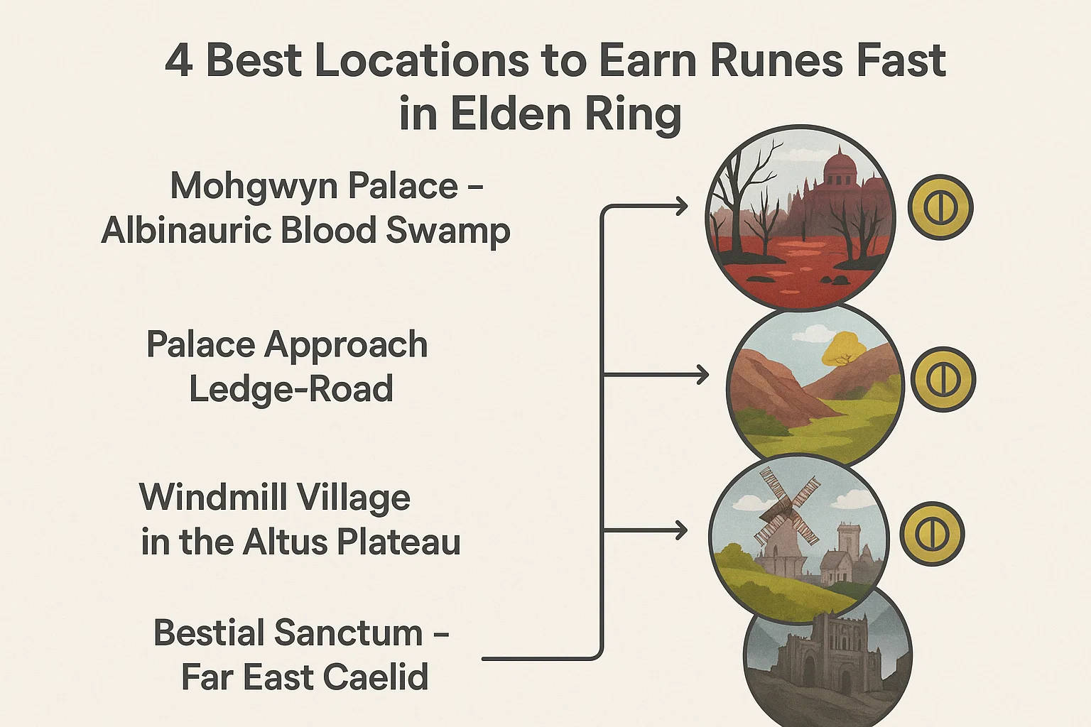 4 Best Locations to Earn Runes Fast in Elden Ring