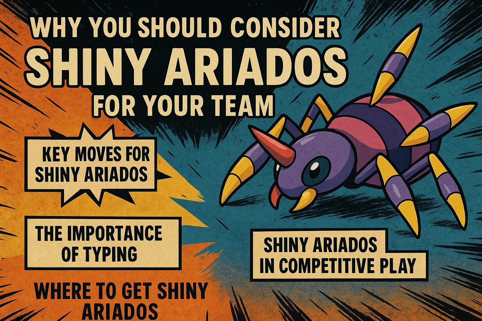 Shiny Ariados Combat Strategy in Pokémon Legends: Z-A