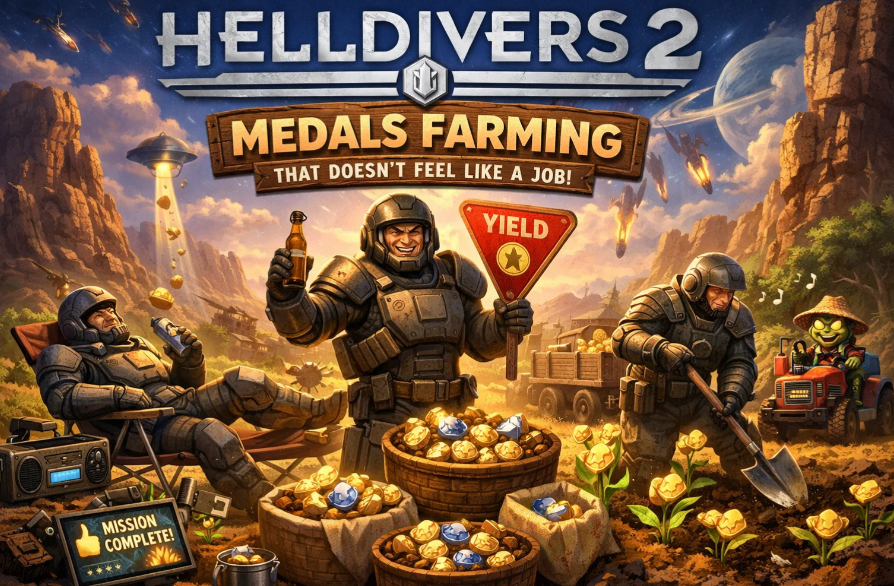 Helldivers 2 Medals Farming That Doesn’t Feel Like a Job