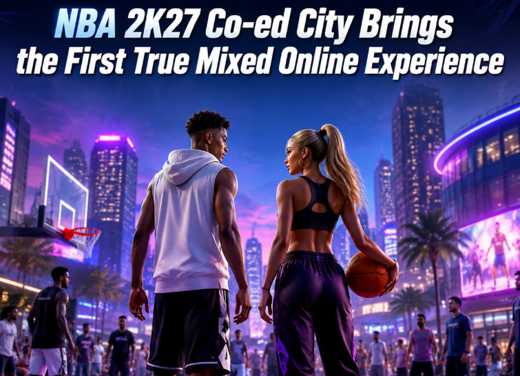 NBA 2K27 Co-ed City Brings the First True Mixed Online Experience